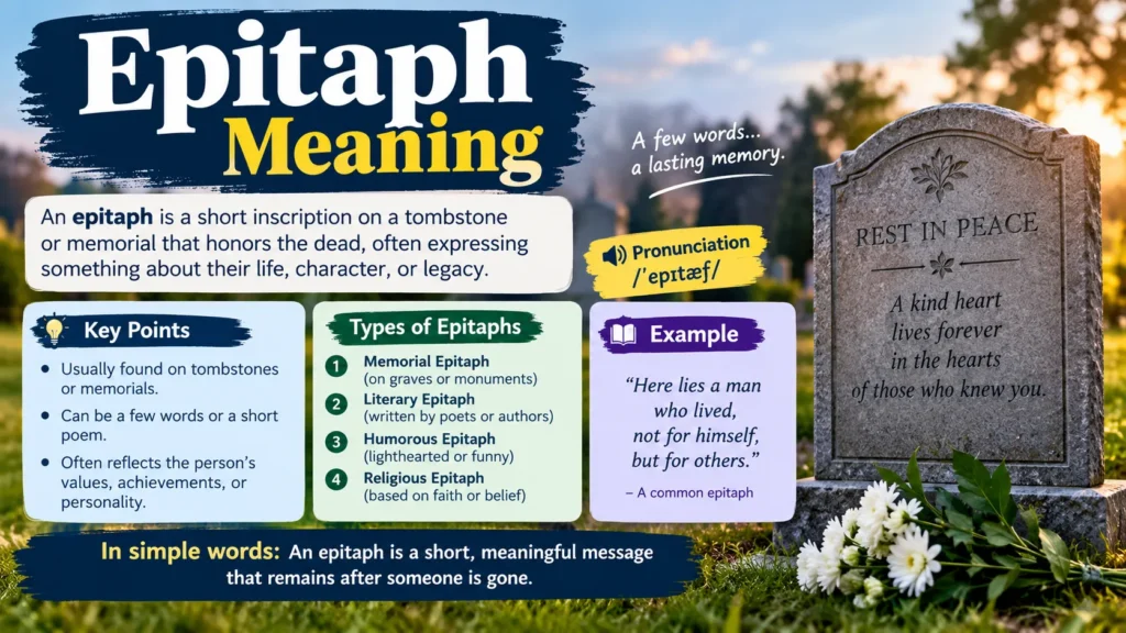 Epitaph Meaning
