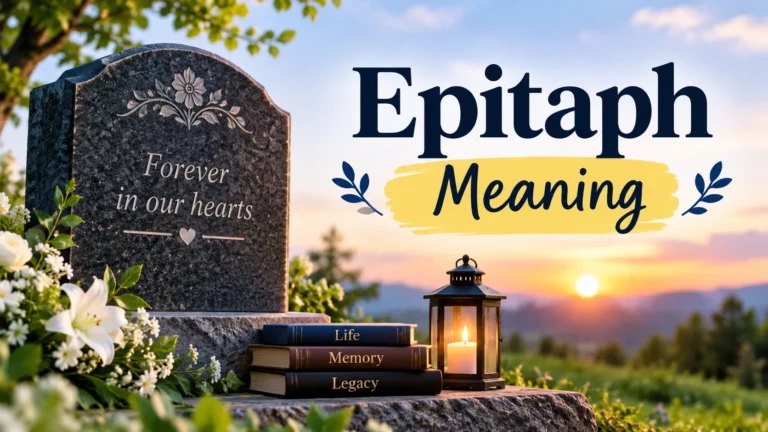 Epitaph Meaning