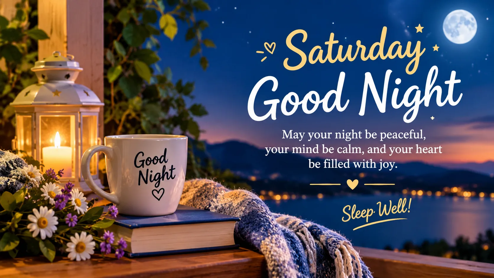 Saturday Good Night Wishes