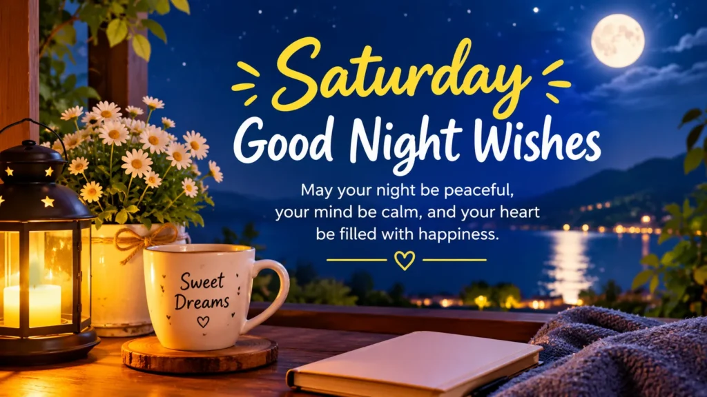 Saturday Good Night Wishes
