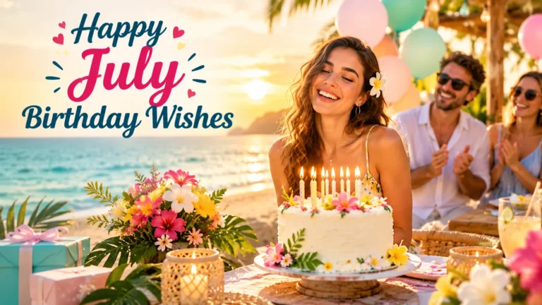 Happy July Birthday Wishes