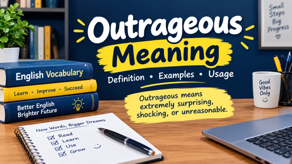 Outrageous Meaning