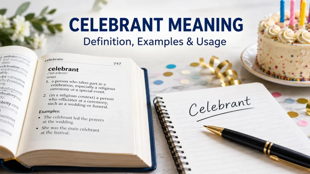 Celebrant Meaning