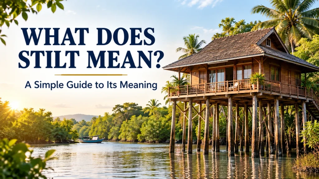 Stilt Meaning