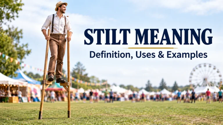 Stilt Meaning