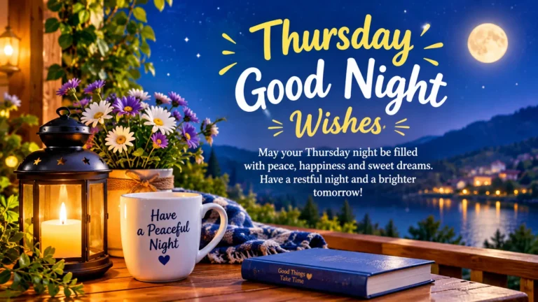Hursday Good Night Wishes
