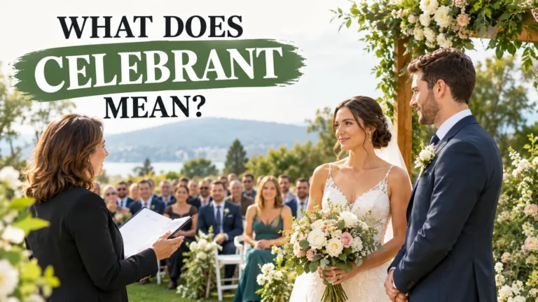 Celebrant Meaning
