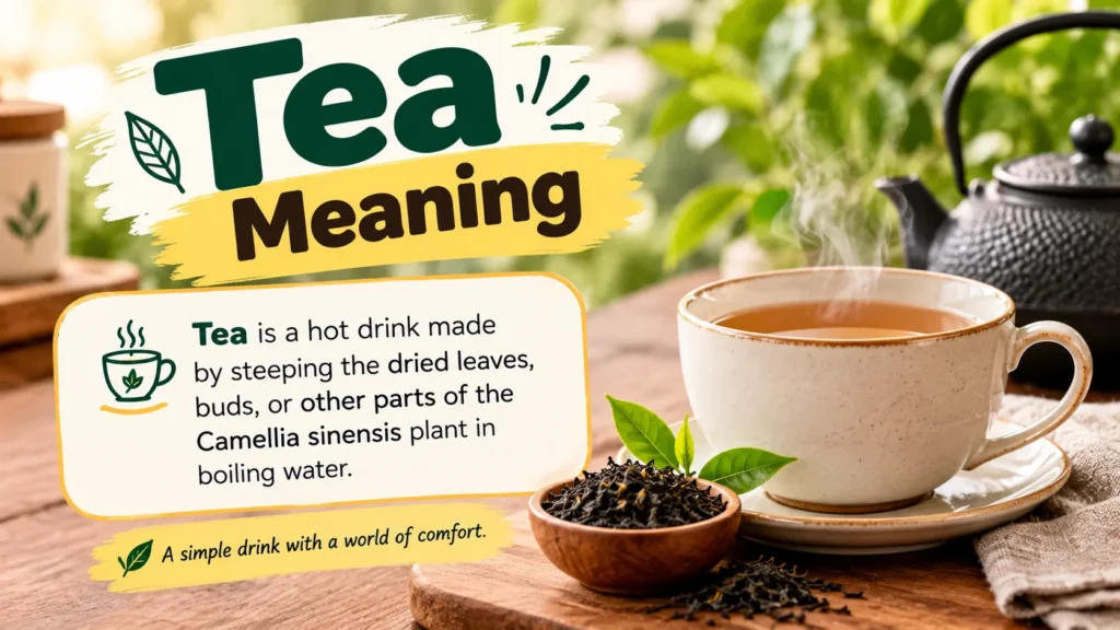 Tea Meaning