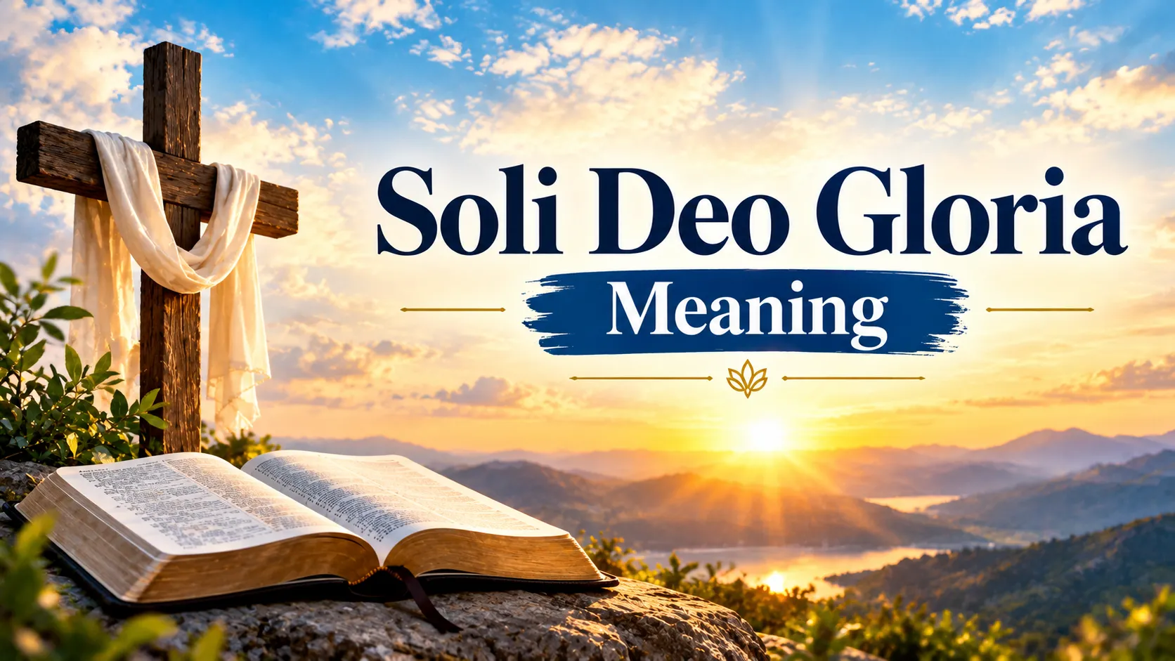 Soli Deo Gloria Meaning