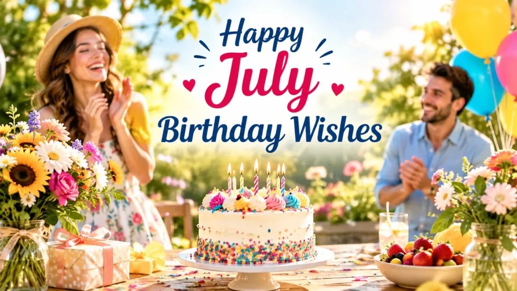 Happy July Birthday Wishes