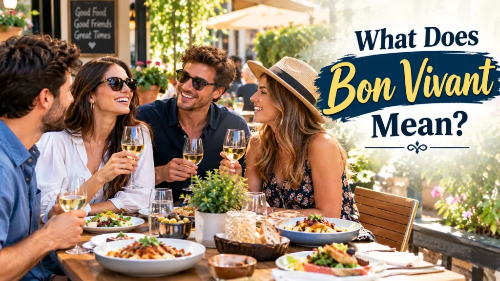 Bon Vivant Meaning