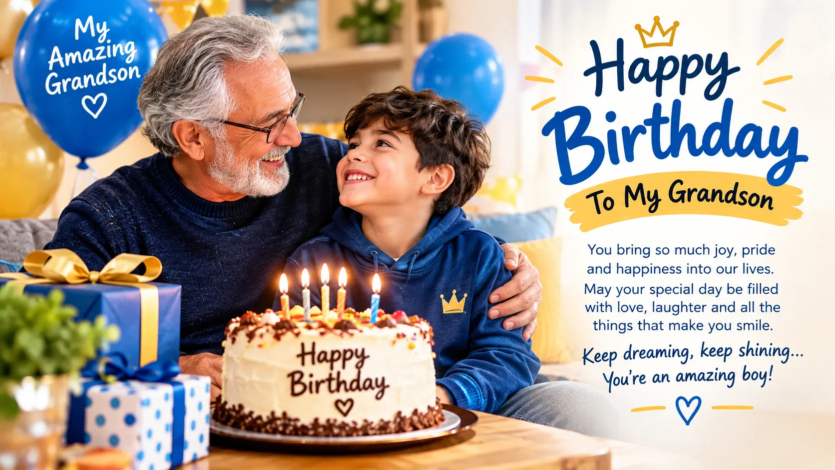 Birthday Wishes For Grandson