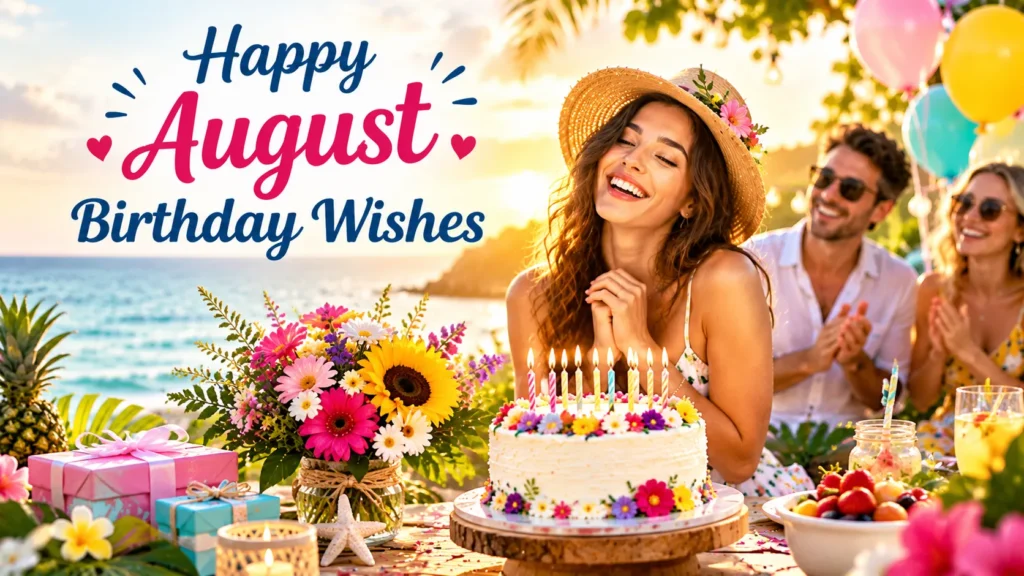 Happy August Birthday Wishes