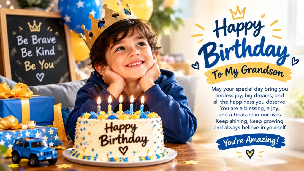 Birthday Wishes For Grandson
