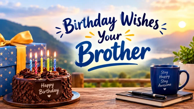 Birthday Wishes Your Brother