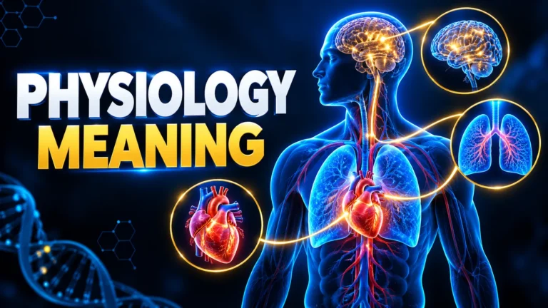 Physiology Meaning