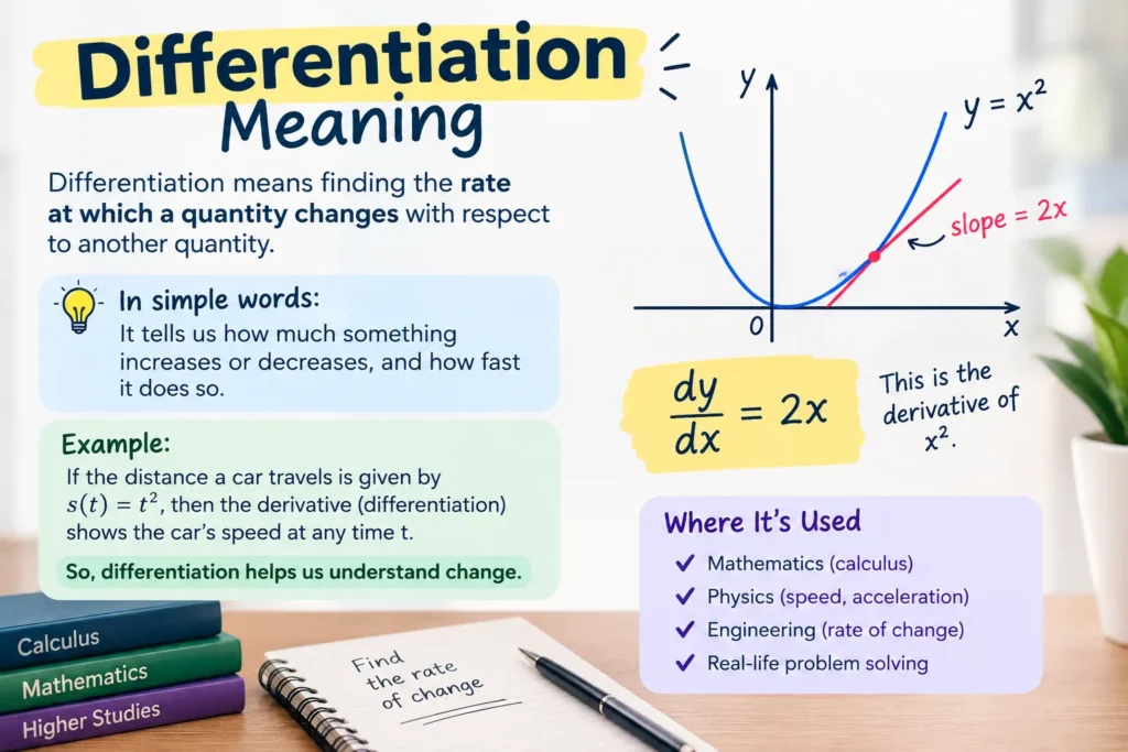 Differentiation Meaning