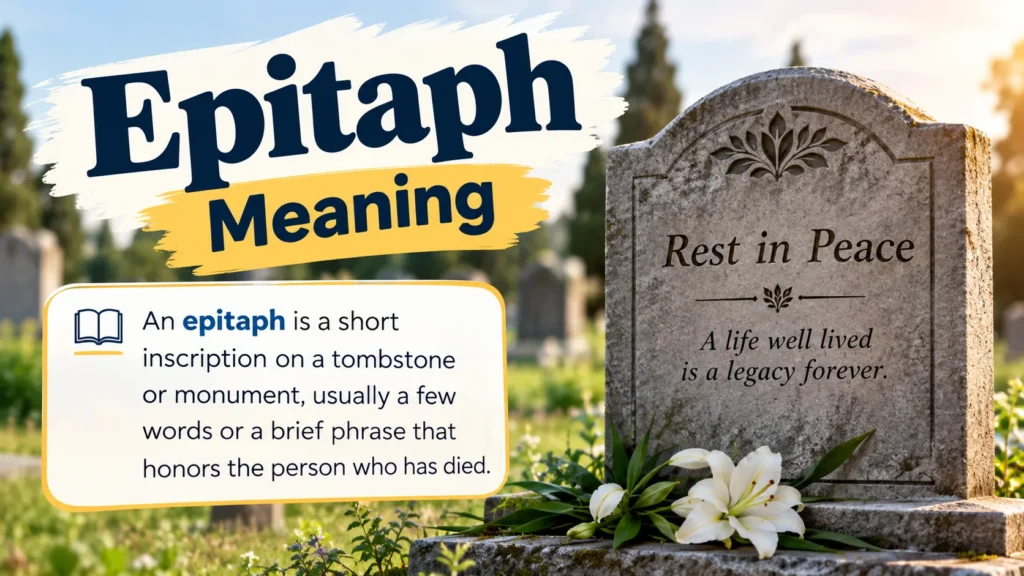Epitaph Meaning