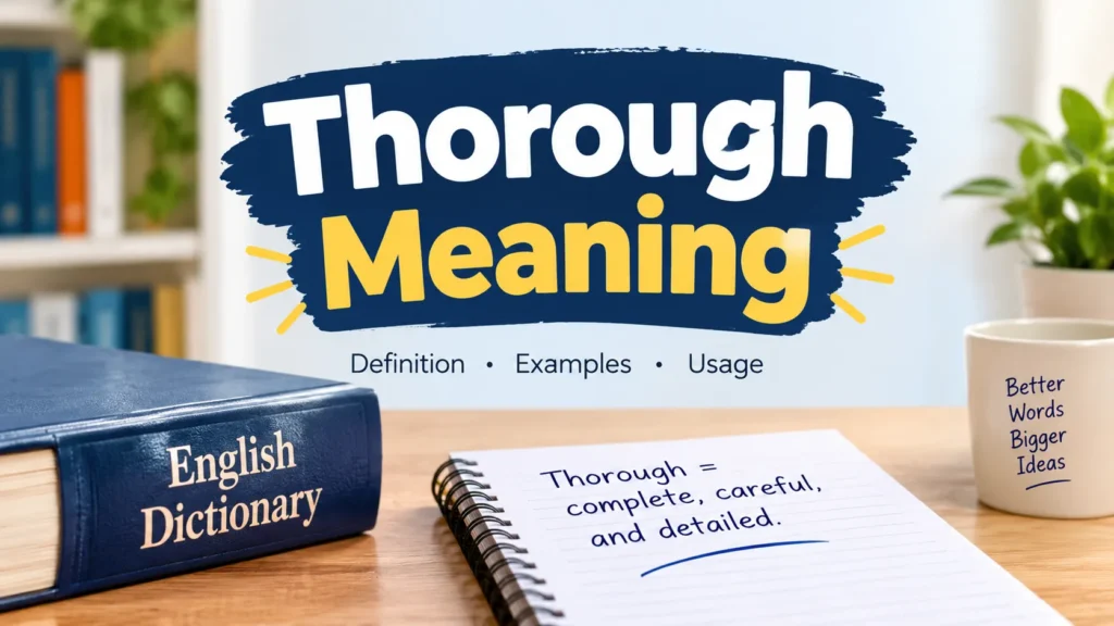 Thorough Meaning
