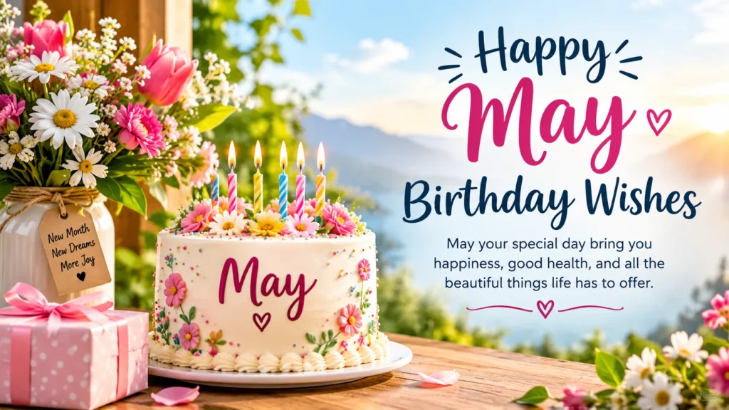 Happy May Birthday Wishes