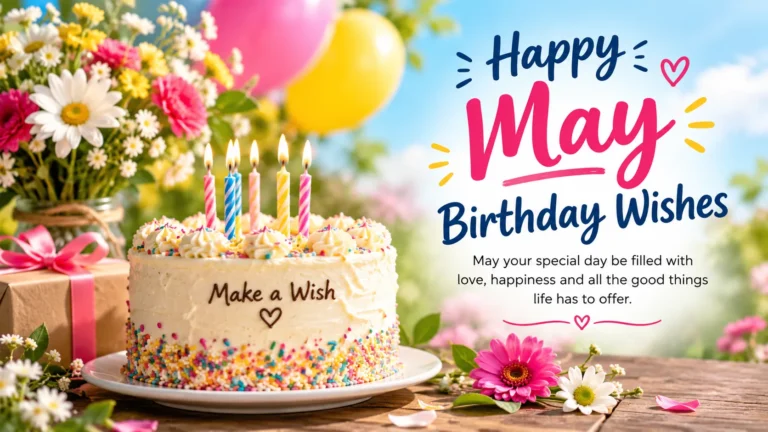 Happy May Birthday Wishes