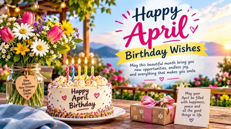 Happy April Birthday Wishes