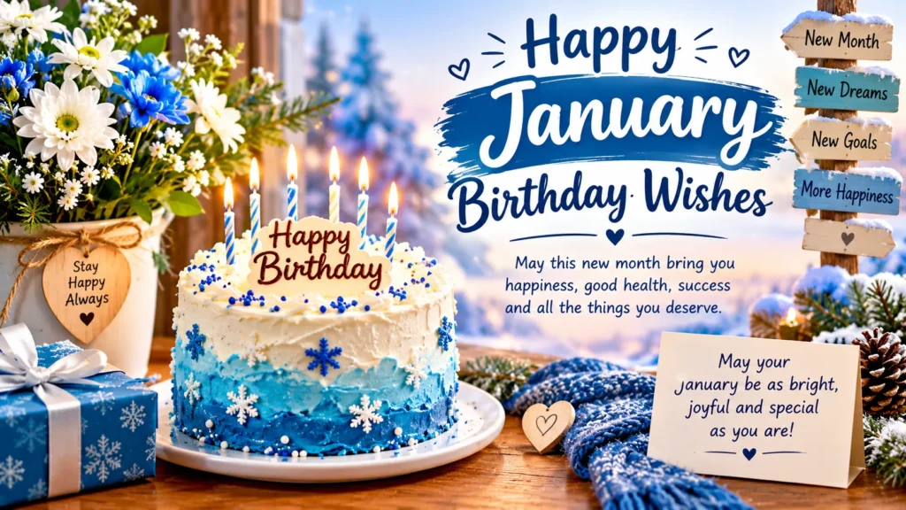 Happy January Birthday Wishes