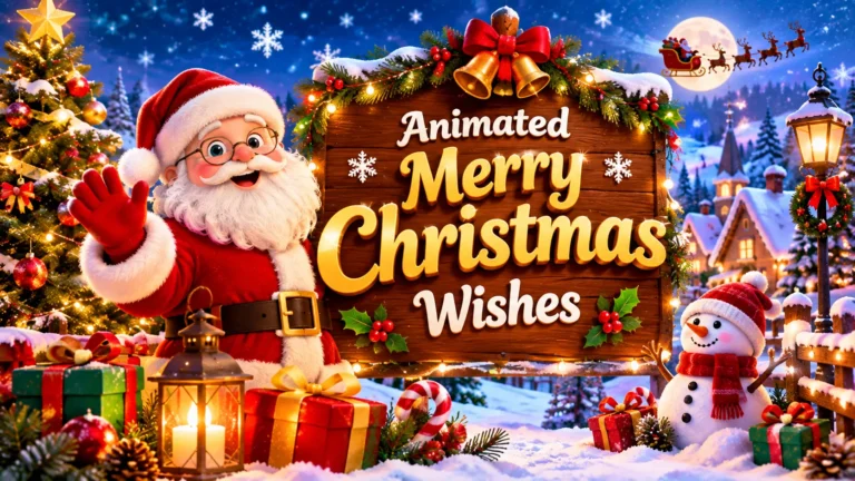Animated Merry Christmas Wishes