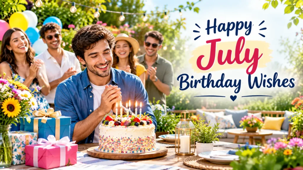 Happy July Birthday Wishes