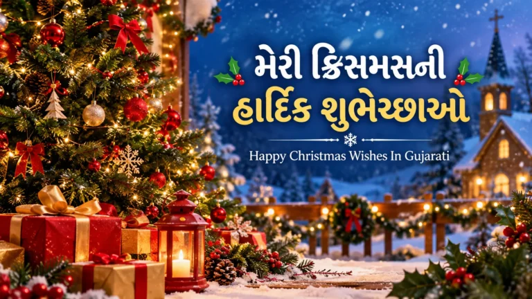 Happy Christmas Wishes In Gujarati