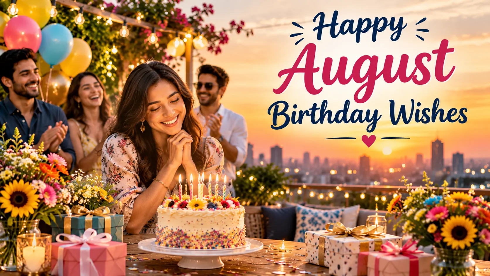 Happy August Birthday Wishes