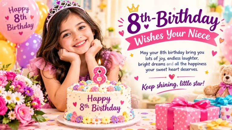 8th-Birthday Wishes Your Niece