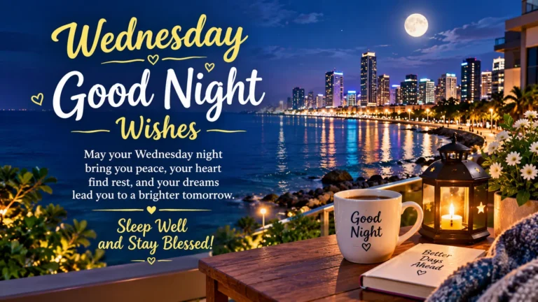 Wednesday Good Night Wishes