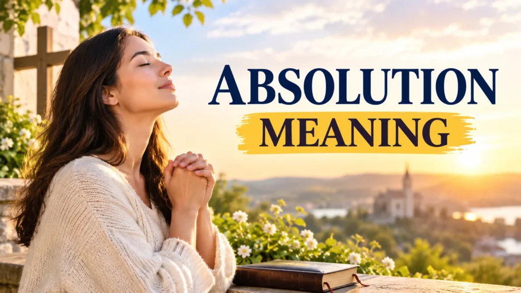 Absolution Meaning