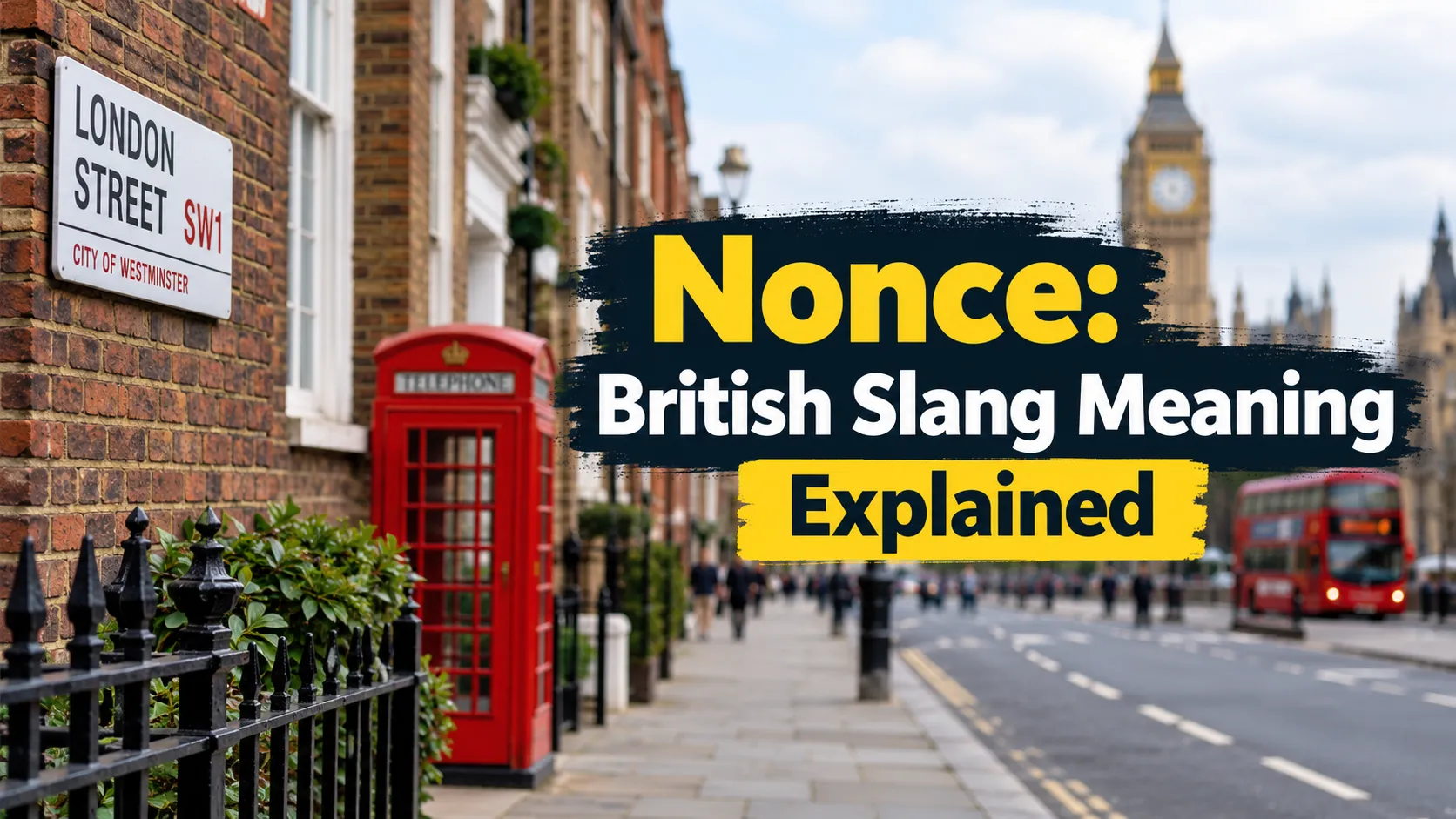 Nonse Meaning British Slang
