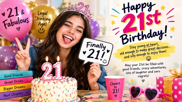 Funny-21st Birthday Wishes