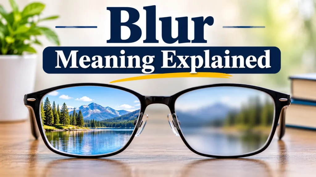 Blur Meaning