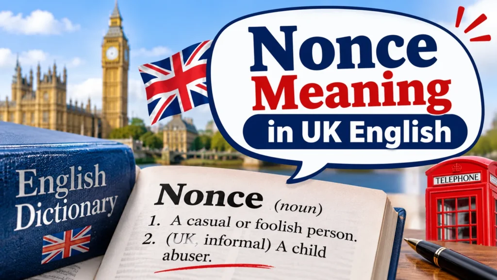 Nonse Meaning British Slang