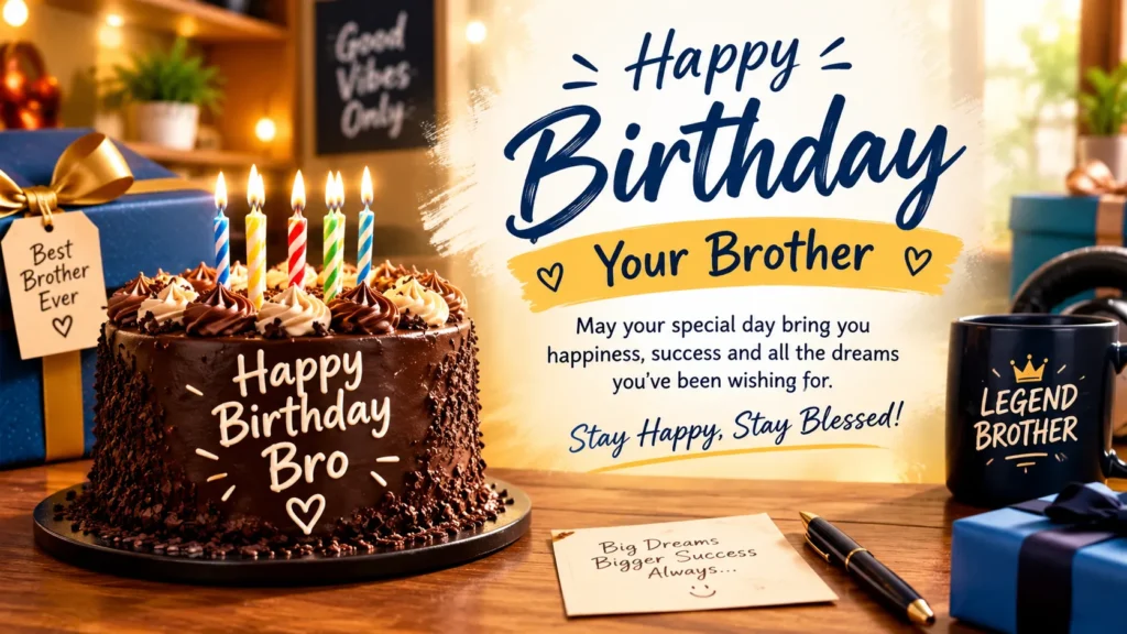 Birthday Wishes Your Brother