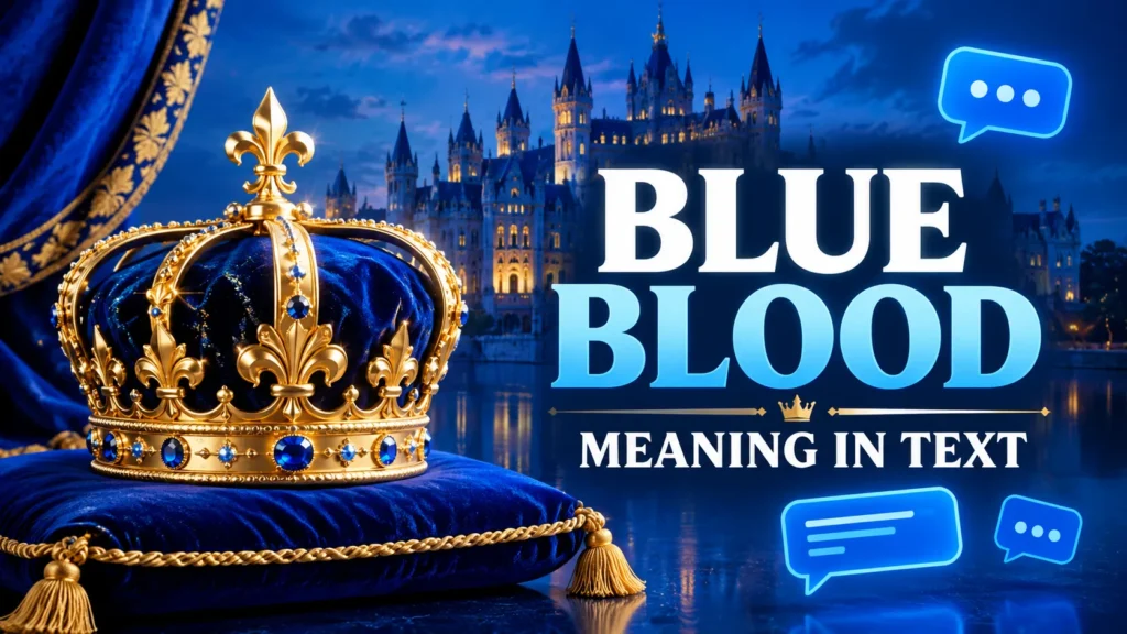 Blue Blood Meaning In Text
