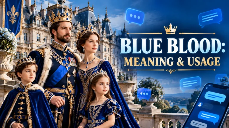 Blue Blood Meaning In Text