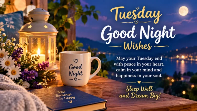 Tuesday Good Night Wishes