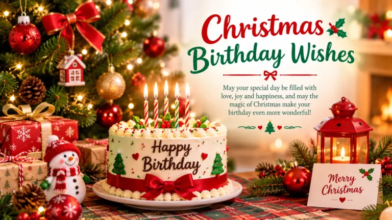 Christmas Birthday Wishes