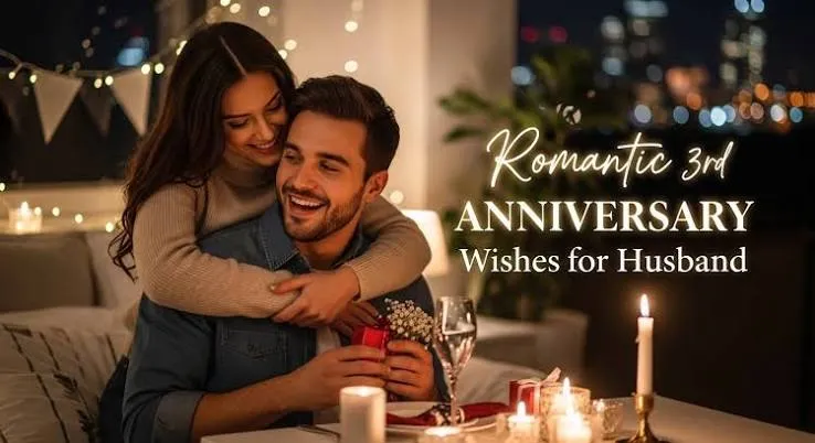 3rd-Anniversary Wishes For Husband